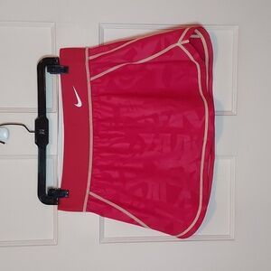 Nike Advantage Print Slim Fit Tennis Skirt Pink/Green